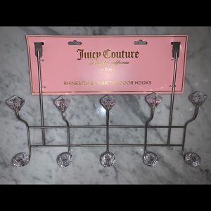 NWT JUICY COUTURE RHINESTONE OVER THE DOOR HOOKS